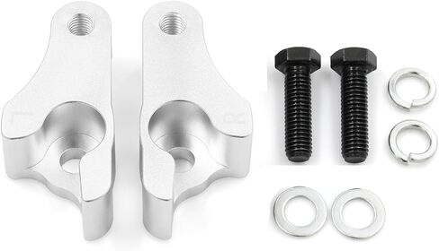 2 Inch Lowering Blocks Kits Fits for Harley Davidson Touring 2002-2023 Harley/Davidson Touring Models (silver) in Saudi Arabia