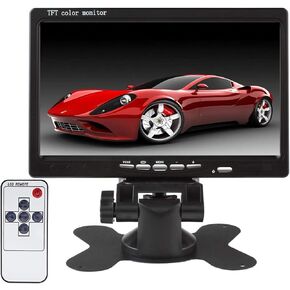 شاشة احتياطية للسيارة على لوحة القيادة، شاشة عرض ملونة TFT LCD رقمية عالية الدقة مقاس 7 بوصات مع مدخلين للفيديو لكاميرا الرؤية الخلفية in Kuwait