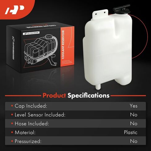 A-Premium Engine Coolant Overflow Recovery Reservoir Tank [with Cap] Compatible with Toyota 4Runner 1985-1987, Pickup 1984-1988 - Front Side in Saudi Arabia