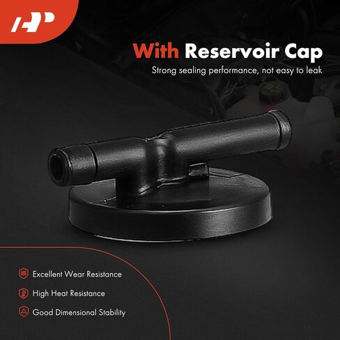 A-Premium Engine Coolant Overflow Recovery Reservoir Tank [with Cap] Compatible with Toyota 4Runner 1985-1987, Pickup 1984-1988 - Front Side in Saudi Arabia