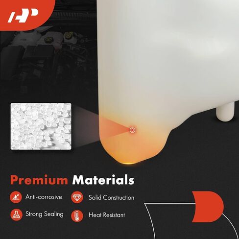 A-Premium Engine Coolant Overflow Recovery Reservoir Tank [with Cap] Compatible with Toyota 4Runner 1985-1987, Pickup 1984-1988 - Front Side in Saudi Arabia