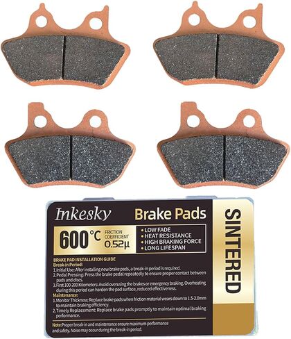 منصات الفرامل متوافقة مع Harley Davidson 2000-2007 / EBC - Sinterding (الأمامي والخلفي ، 3 مجموعات) in Kuwait