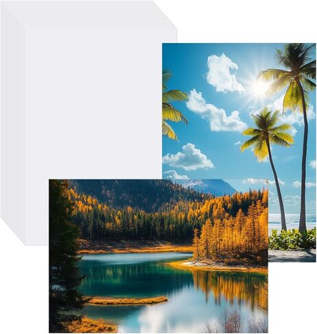 MECCANIXITY 20 Sheets Glossy Photo Paper, 8x12 Inches Picture Paper 180gsm Glossy Card Stock for Inkjet Printing Printer,Making Pictures Greeting Card Printing in Saudi Arabia