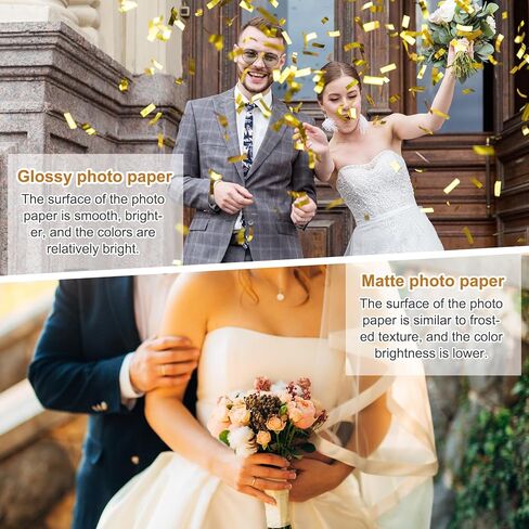 MECCANIXITY 20 Sheets Glossy Photo Paper, 8x12 Inches Picture Paper 180gsm Glossy Card Stock for Inkjet Printing Printer,Making Pictures Greeting Card Printing in Saudi Arabia