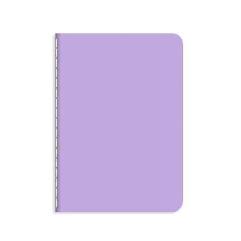 3 Pcs Lined Paper Notebook For College Ruled, A6 Size 60 Pages, Study Journal Set for Students, Travelers and Office, Writing Diary Subject Notebooks Planner, Black, Blue and Light Purple in Saudi Arabia
