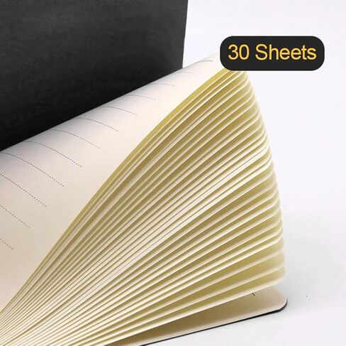 3 Pcs Lined Paper Notebook For College Ruled, A6 Size 60 Pages, Study Journal Set for Students, Travelers and Office, Writing Diary Subject Notebooks Planner, Black, Blue and Light Purple in Saudi Arabia