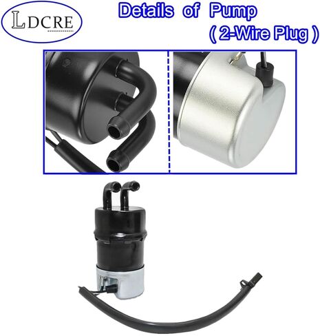 Pump (2-Wire Plug) for Suzuki Intruder 1400 VS1400GL 1987–2004, S83 2005–2008, Replaces 15100-38A00 15100-38A01 in Saudi Arabia