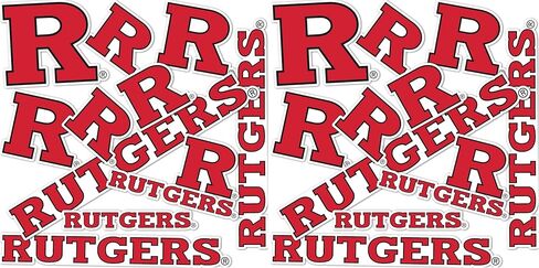 Desert Cactus Rutgers Sticker State University of New Jersey RTX Stickers Vinyl Decals Laptop Water Bottle Car Scrapbook T1 (Type 1-1) in Saudi Arabia