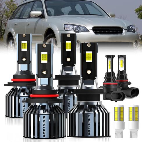 من أجل Su ba ru Outback 2010 2011 2012 2013 2014، 9005 شعاع عالٍ H7 شعاع منخفض H11 ضوء الضباب + أضواء إشارة الانعطاف، حزمة من 8 in Kuwait