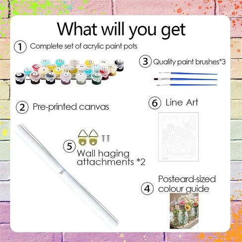 Adult Paint by Number Kits,The Theme of The Snow Mountain Gorge, Relaxing DIY Paint by Numbers kit for Adults,Acrylic Painting for Gift Home Wall Decor (16×20in) in Saudi Arabia