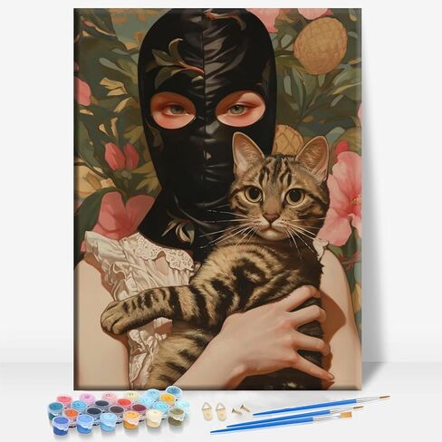Aeontinity Dogs Playing Poker Animal Framed Canvas DIY Paint by Numbers Kit Bar Cafe Cave Home Room Wall Bathroom Porch Patio Decor Gift, 16 x 12 Inch in Saudi Arabia
