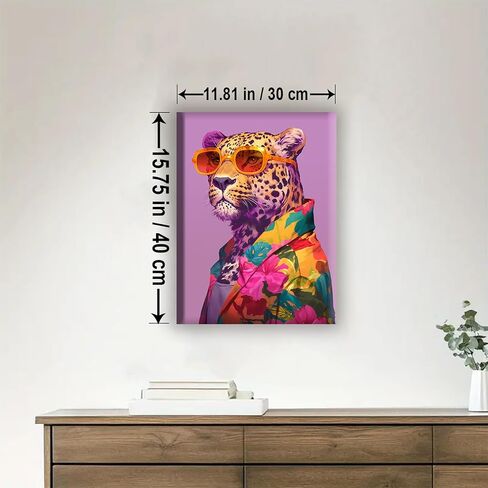 Aeontinity Dogs Playing Poker Animal Framed Canvas DIY Paint by Numbers Kit Bar Cafe Cave Home Room Wall Bathroom Porch Patio Decor Gift, 16 x 12 Inch in Saudi Arabia