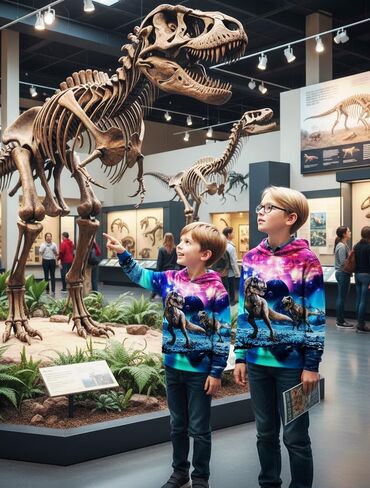 uideazone Hoodies for Boys Girls 3D Printed Hooded Sweatshirts Long Sleeve Pullover Hoody with Pocket 3-16Y in Kuwait