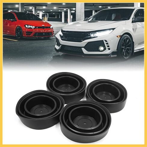 Universal 4Pcs Black Rubber Housing Seal Cap Dust Cover for Car LED Headlight Auto Replacement Parts in Saudi Arabia
