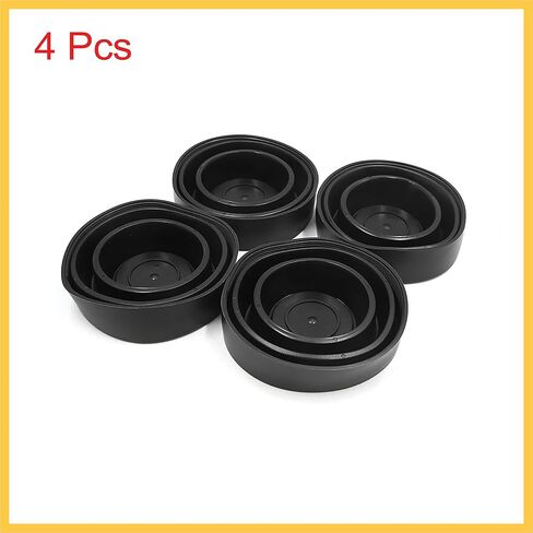Universal 4Pcs Black Rubber Housing Seal Cap Dust Cover for Car LED Headlight Auto Replacement Parts in Saudi Arabia