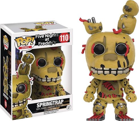 POP Five Nights at Freddy's - Springtrap Funko Pop! Vinyl Figure (Bundled with Compatible Pop Box Protector Case), Multicolored, 3.75 inches in Saudi Arabia