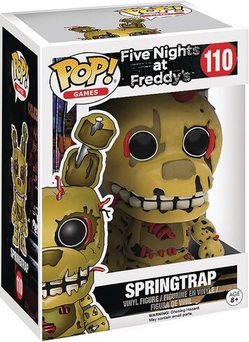 POP Five Nights at Freddy's - Springtrap Funko Pop! Vinyl Figure (Bundled with Compatible Pop Box Protector Case), Multicolored, 3.75 inches in Saudi Arabia