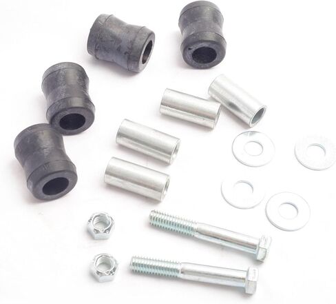 Shock Bushing Kit & Sway Bar Links Kit about 4 Hourglass Eye Bushing,2 X 5/8" Sleeves,2 X M12 Sleeves,2 X 3/8-16 * 62.5 Bolt,contains Nuts and Washer. in Saudi Arabia