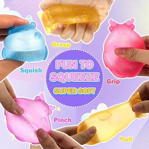 4 Pack Christmas Gummy Elk & Sugar Ball Designs, Anxiety Relief & Focus Toy, Maltose Filled Squeeze Toys for Sensory Play，Sensory Fidget Toys for Adults, Kids, Slow Rising Squishy Stress Ball in Saudi Arabia