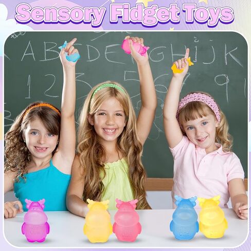 4 Pack Christmas Gummy Elk & Sugar Ball Designs, Anxiety Relief & Focus Toy, Maltose Filled Squeeze Toys for Sensory Play，Sensory Fidget Toys for Adults, Kids, Slow Rising Squishy Stress Ball in Saudi Arabia