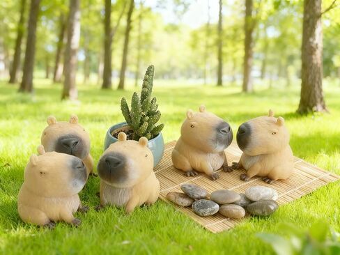 4 PCS Capybara Relieve Stress Toys, Squeeze Toys with Relieves Stress, Capybara Toys for Adult (capybara1-3) in Saudi Arabia