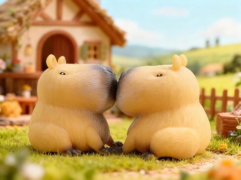 4 PCS Capybara Relieve Stress Toys, Squeeze Toys with Relieves Stress, Capybara Toys for Adult (capybara1-3) in Saudi Arabia