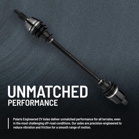 Polaris Front Half Shaft CV Axle for Specific RANGER XP 570, XP 900, 1000, XP 1000, BRUTUS, XP Diesel and RZR 4 800, S 800, S 570 EPS Models and More, Full Assembly, OEM Part, Black, Qty 1-1332637 in Saudi Arabia