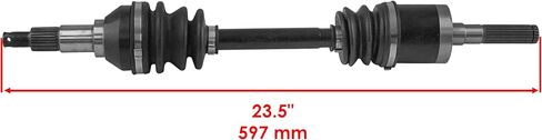 Caltric Front Right CV Axle Compatible with Can-Am Outlander 570 / Outlander Max 570 2019 / Outlander 650 2019-2022 / Outlander Max 650 2019-2023 705402236 in Saudi Arabia
