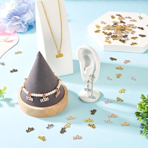 Year Signet Charms 2025 2026Graduation Tassel Charm Alloy Year Letter Pendant for Graduation Cap Tassel New Year Jewelry Making Necklace Bracelet Keychain in Saudi Arabia