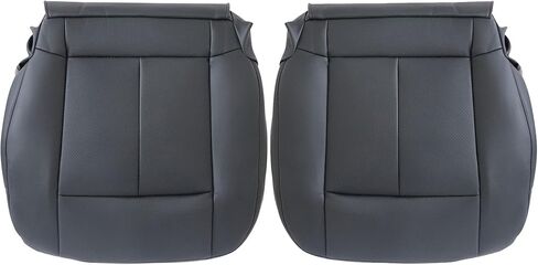GXARTS غطاء مقعد جلدي للسائق والراكب من الجانب السفلي باللون الأسود مناسب لإنفينيتي FX35 FX45 2005 2006 2007 2008 in Saudi Arabia