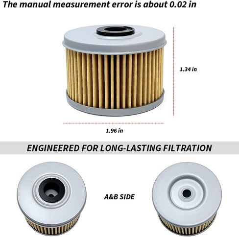 1 PCS Set of Oil Filter With Gasket For CRF250L CB300F CRF300L, Fuel Filter For CBR300R Rebel 300 OEM #15414-KF0-000 15412-KYJ-901 in Saudi Arabia