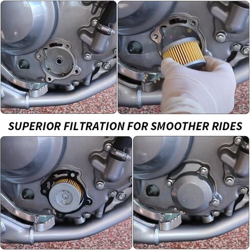 1 PCS Set of Oil Filter With Gasket For CRF250L CB300F CRF300L, Fuel Filter For CBR300R Rebel 300 OEM #15414-KF0-000 15412-KYJ-901 in Saudi Arabia