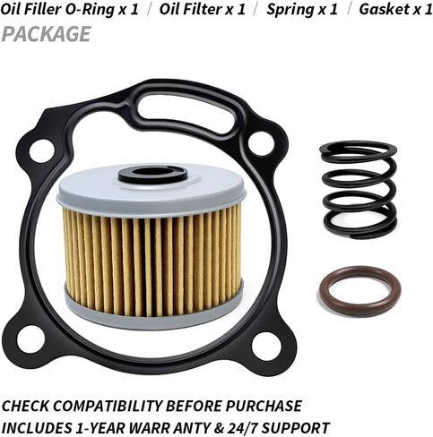 1 PCS Set of Oil Filter With Gasket For CRF250L CB300F CRF300L, Fuel Filter For CBR300R Rebel 300 OEM #15414-KF0-000 15412-KYJ-901 in Saudi Arabia