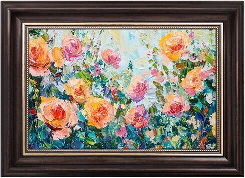 Space Art Deco, 5.5x8.5 Business License Frame, Professionals Certificate Frame, Tempered Glass Wall Hangers or Easel Stand Tabletop Display (Dark Brown/Gold, 1-Pack) in Kuwait