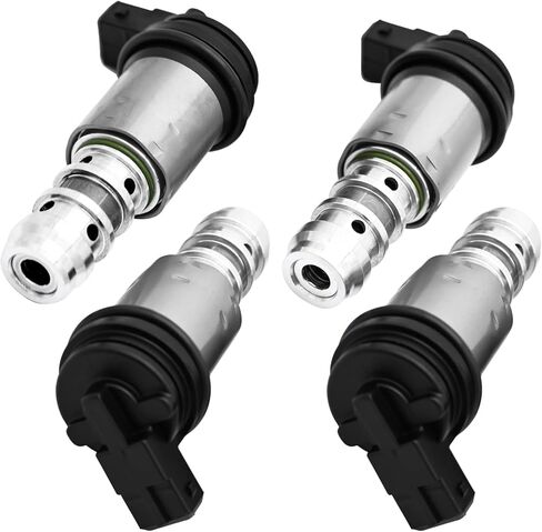 4 PCS Intake & Exhaust Engine Variable Valve Timing (VVT) Solenoid Compatible with Bmw 545i 645Ci 04-05 550i 650i 09-10 745i 02-04 Includes Oil Control Valve V8 4.4L 4.8L Replaces 11361707323 in Saudi Arabia