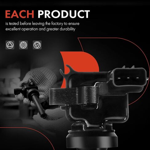 A-Premium Engine Ignition Coil Pack Compatible with Mitsubishi Mirage 1995-2005, Lancer 2003-2007, Space Star 1998-2004, 1.3L 1.6L in Saudi Arabia