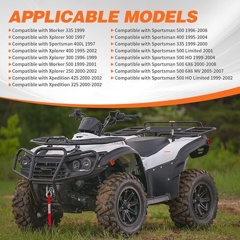 طقم إصلاح لفائف المحور متوافق مع Xplorer 400 Scrambler 400، Sportsman 500، Scrambler 500، Big Boss 500، Big Boss 400L 6X6 2201313 2410122 in Saudi Arabia