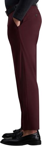 J.M. Haggar Men's Premium Stretch Tailored Fit Subtle Pattern Suit Separates-Pants, Dark Navy-Jacket, 50 R in Kuwait