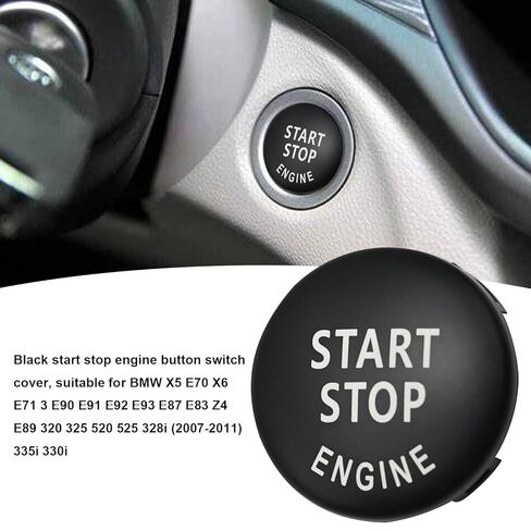 Engine Start Stop Button Switch Cover Replacement for X5 E70 X6 E71 E60 E87 E83 E89, 3 Series E90/E91/E92/E93 325 328 330 335 in Saudi Arabia