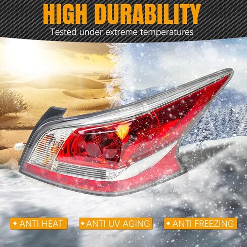 Right Tail Light Assembly Fit for Nissan Altima 2013 2014 2015 RH Passenger Side Taillight Tail lamp Halogen Rear Brake Lamp Replacement for NI2801195 in Saudi Arabia