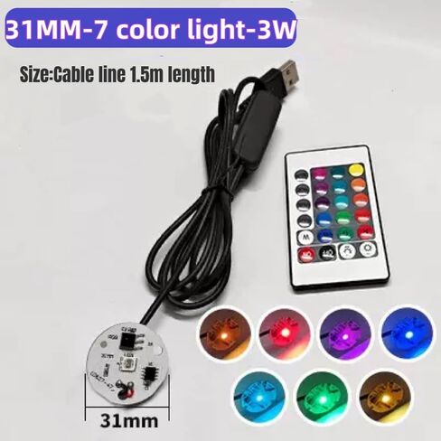 Light Resin Silicone Mold Set,Round Display Base Silicone Mold with 4Pcs Led Light for Resin Casting DIY Luminous Epoxy Casting Craft Desktop Ornaments (4pcs Black) in Saudi Arabia