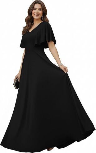 KOH KOH Womens Long Elegant Bridesmaid Evening Cocktail Modest Maxi Dress in Kuwait