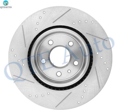 PM Auto Set of 12 Front 325mm-Rear 345mm Drilled Slotted Brake Disc Rotors-Ceramic Brake Pad Kit Replacement For 2013-2019 Lincoln MKT Front D1508 8715 in Saudi Arabia