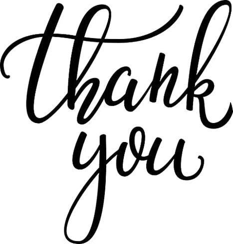 Thank You Rubber Stamp, 2 X 2 in Wood Stamp in Saudi Arabia