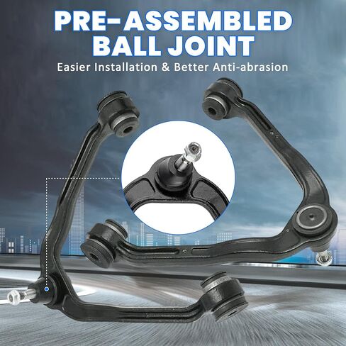 13PC Front Suspension Kit Upper Control Arms Ball Joints Tie Rods Sway Bar Fit For 1999-2006 Chevy Silverado 1500 Avalanche 1500 Tahoe GMC Sierra 1500 Yukon Cadillac Escalade in Saudi Arabia