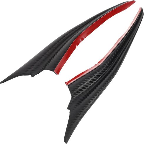 Garneck Car Front Bumper Spoiler Canards ملحق تعديل السيارة العالمي لتعزيز الديناميكية الهوائية والأناقة in Saudi Arabia