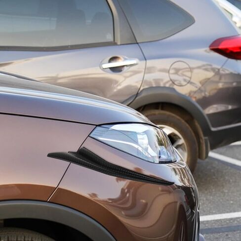 Garneck Car Front Bumper Spoiler Canards ملحق تعديل السيارة العالمي لتعزيز الديناميكية الهوائية والأناقة in Saudi Arabia