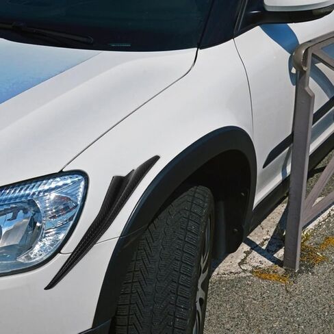 Garneck Car Front Bumper Spoiler Canards ملحق تعديل السيارة العالمي لتعزيز الديناميكية الهوائية والأناقة in Saudi Arabia