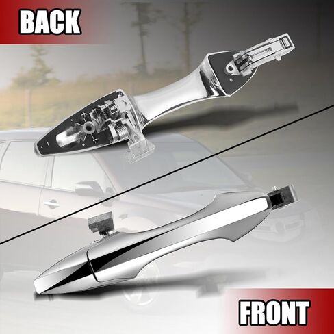 DERI Front or Rear Exterior Right Passenger Side Door Handle for Acura MDX 2007-2013, Chrome Finish, 72140STXA02, AC1311107, 1 Pack in Saudi Arabia