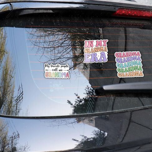 Grandma Floral Stickers Nana Gigi Stickers Bulk in My Grandma Era Mother's Day Gifts for Grandma Vinyl Decal Decorations for Car Truck Laptop Windows Water Bottle Tumbler in Saudi Arabia